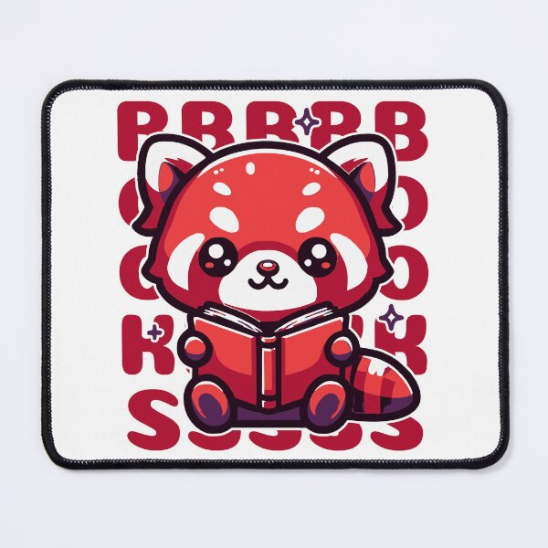 Item preview, A Cute Reading Red Panda Bear designed and sold by Odetee.