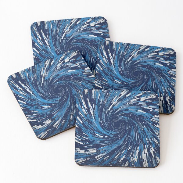 Item preview, cobalt blue paint splatter pattern designed and sold by dcrc.