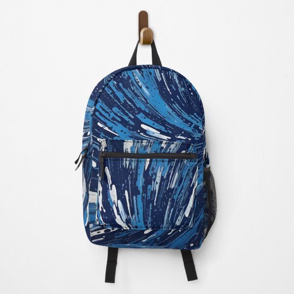 Item preview, cobalt blue paint splatter pattern designed and sold by dcrc.