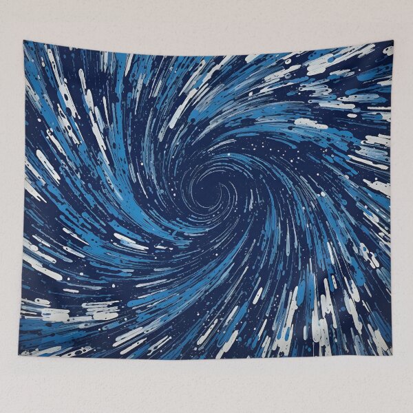 Item preview, cobalt blue paint splatter pattern designed and sold by dcrc.