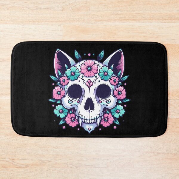 Item preview, Pastel Goth Cat Skull  designed and sold by Kawaii-n-Spice.