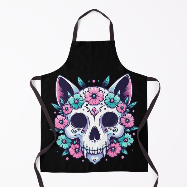 Item preview, Pastel Goth Cat Skull designed and sold by Kawaii-n-Spice.