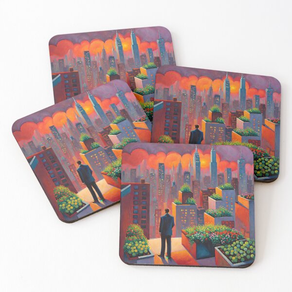 Item preview, Vibrant Scenes from the Metropolis designed and sold by kelvinmonye.