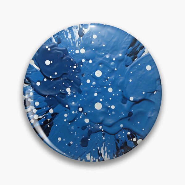 Item preview, Cobalt blue paint splatter pattern designed and sold by dcrc.