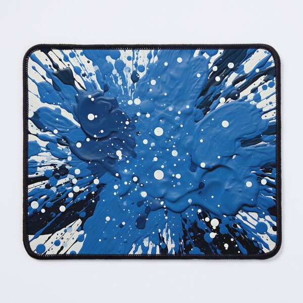 Item preview, Cobalt blue paint splatter pattern designed and sold by dcrc.