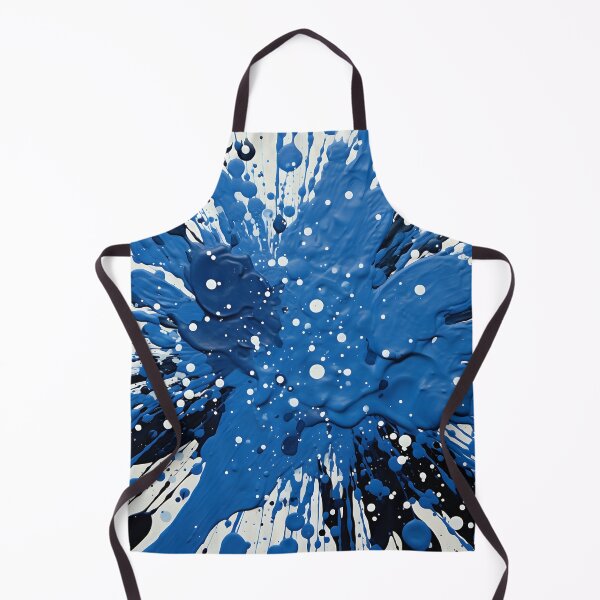 Item preview, Cobalt blue paint splatter pattern designed and sold by dcrc.
