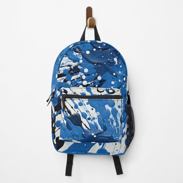 Item preview, Cobalt blue paint splatter pattern designed and sold by dcrc.