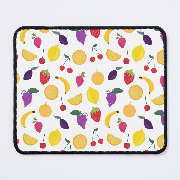 Item preview, Market fruits pattern in white designed and sold by Blooming June Design.