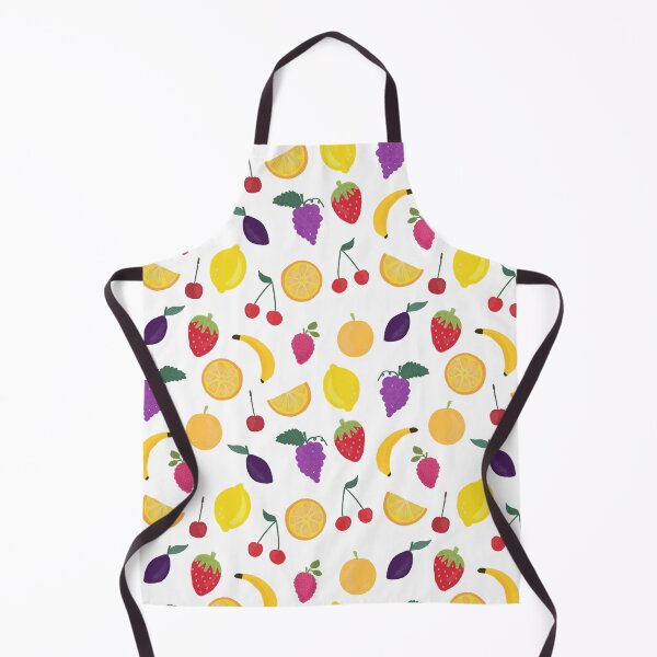 Item preview, Market fruits pattern in white designed and sold by Blooming June Design.