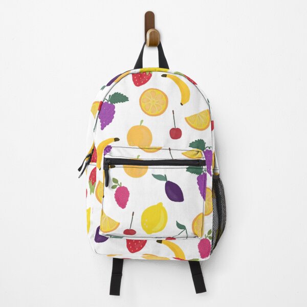 Item preview, Market fruits pattern in white designed and sold by Blooming June Design.