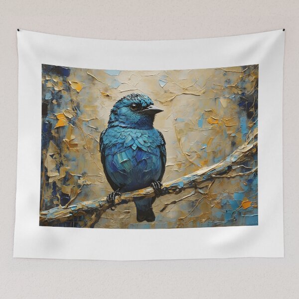 Item preview, Beautiful Blue Dacnis Bird designed and sold by enhan.