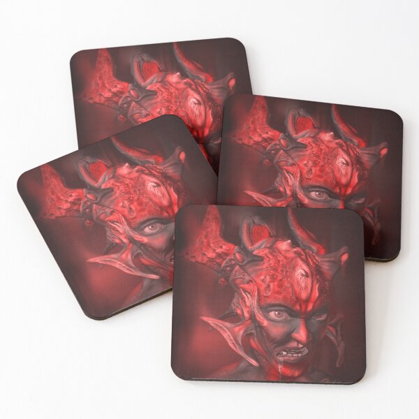 Item preview, The Evil - Fantasy Alien 3D Illustration - red Version designed and sold by KairoDesign.