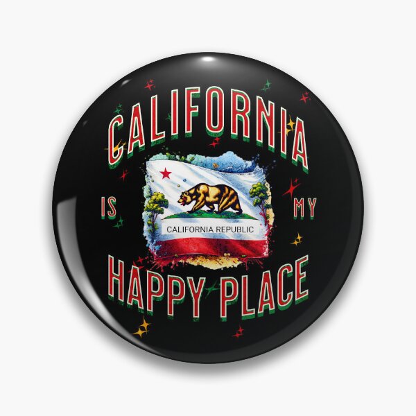 Item preview, California is my happy place designed and sold by Vindbult.