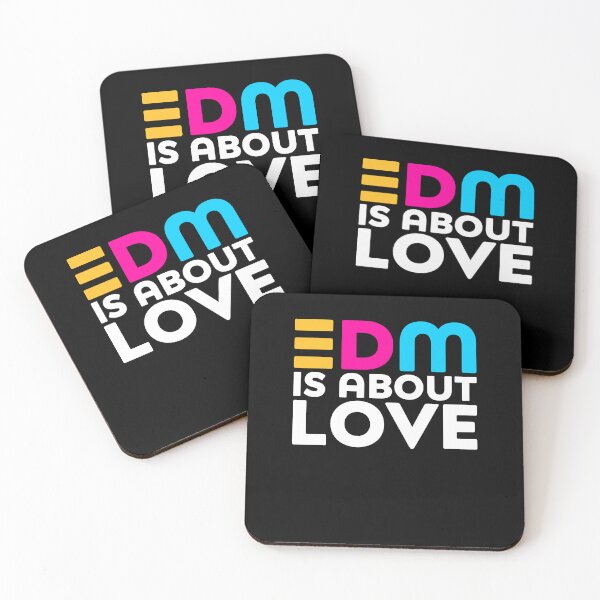 Item preview, EDM Is About Love Rave Festival designed and sold by mBshirts.