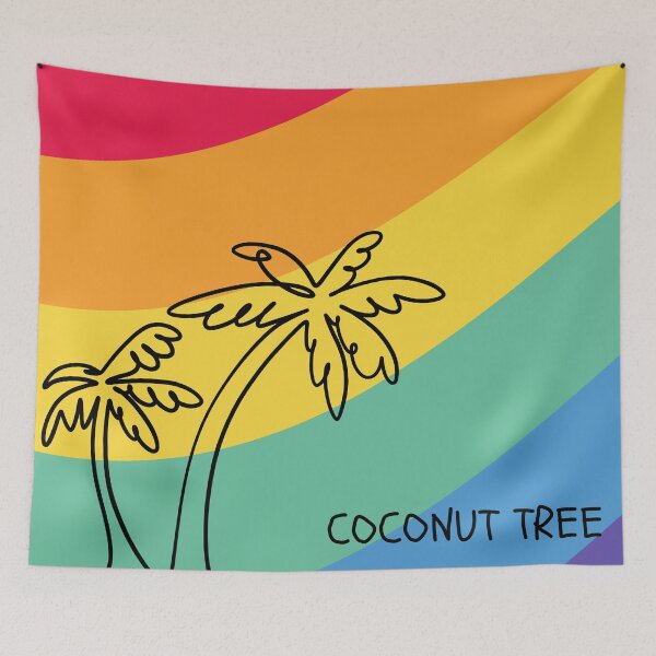 Item preview, Sitting under a coconut tree on the beach listening to the sound of the ocean waves is just so happy and relaxing. designed and sold by attakorn.
