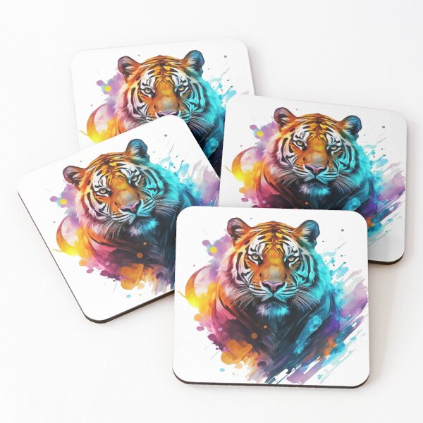 Item preview, Tiger modern art designed and sold by Art-Design-EM.