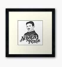 Nikola Tesla Framed Print
