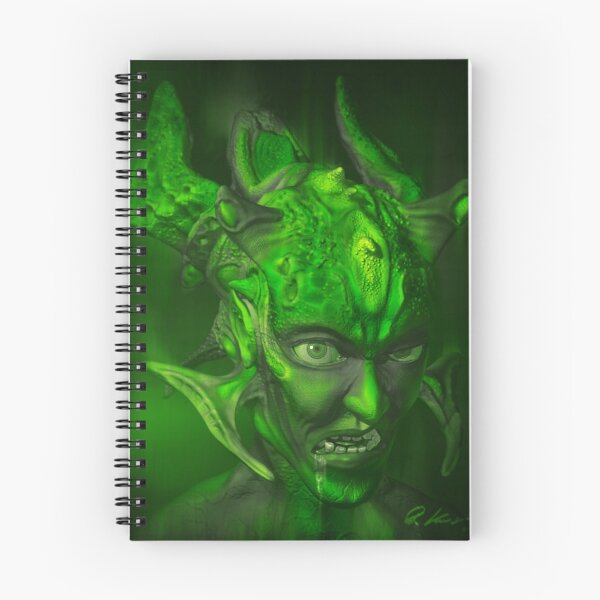 Item preview, The Evil - Fantasy Alien 3D Illustration - green Version designed and sold by KairoDesign.