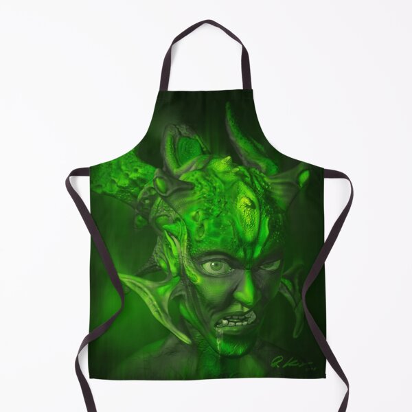 Item preview, The Evil - Fantasy Alien 3D Illustration - green Version designed and sold by KairoDesign.