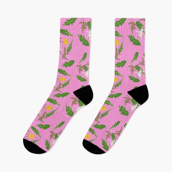 Item preview, It's a bunny dance in the pink! Rabbits loving life designed and sold by Tanuki-Time.