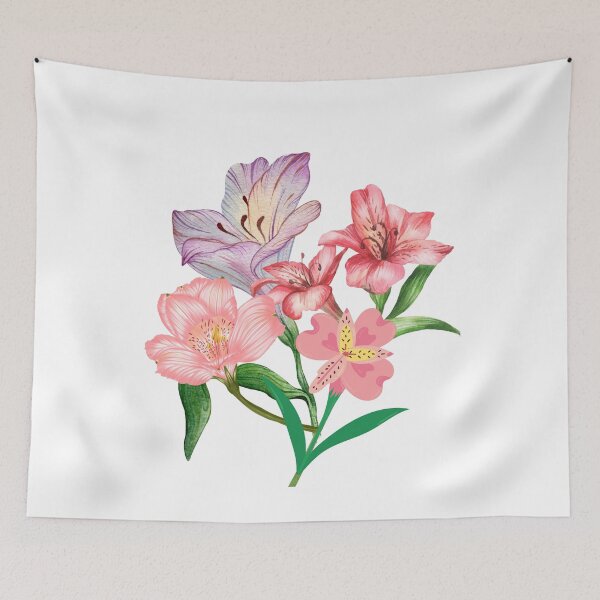 Item preview, Purple Red Pink Alstroemeria Flowers designed and sold by Hinny8.