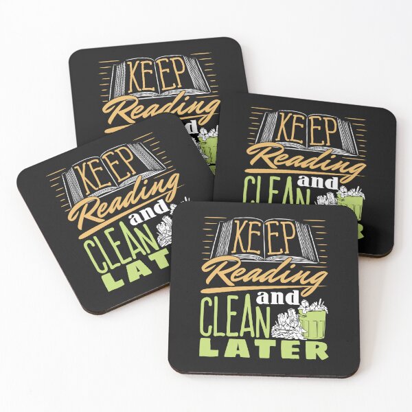 Item preview, Keep Reading and Clean Later Funny Book Lover designed and sold by jaygo.