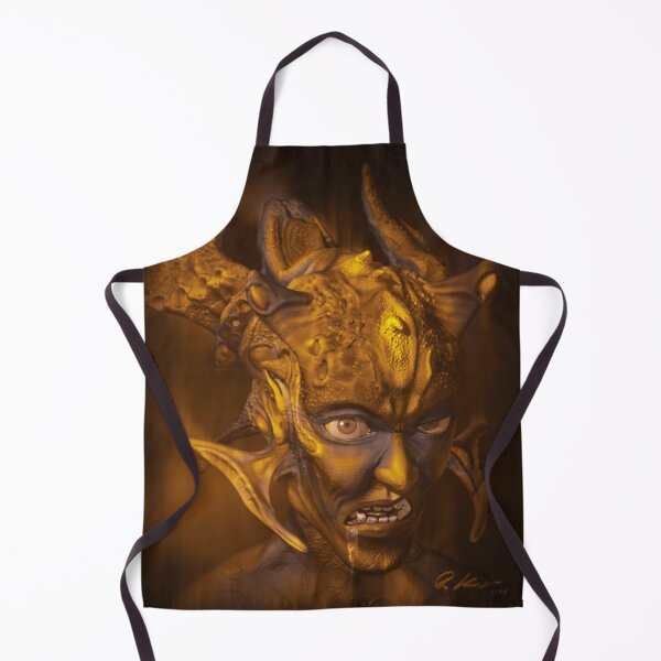 Item preview, The Evil - Fantasy Alien 3D Illustration - yellow Version designed and sold by KairoDesign.