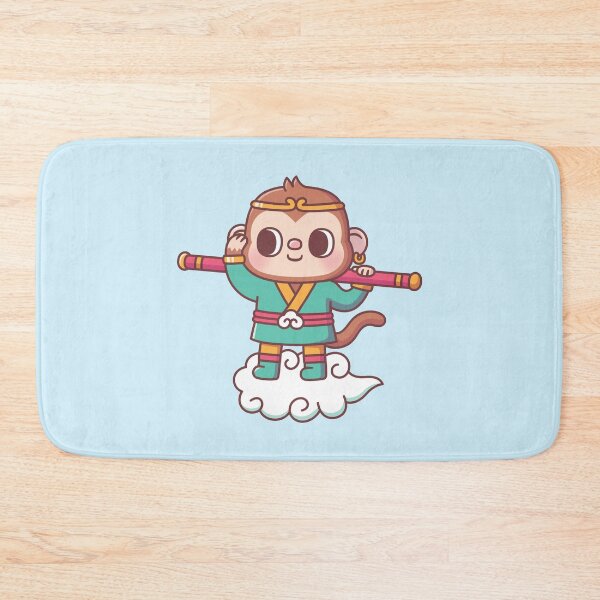 Item preview, Cute Monkey Sun Wu Kong On Flying Cloud designed and sold by rustydoodle.