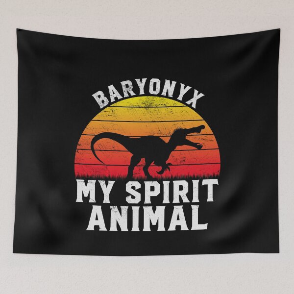 Item preview, Baryonyx Is My Spirit Animal - Dinosaur Lovers Retro Sunset designed and sold by mBshirts.