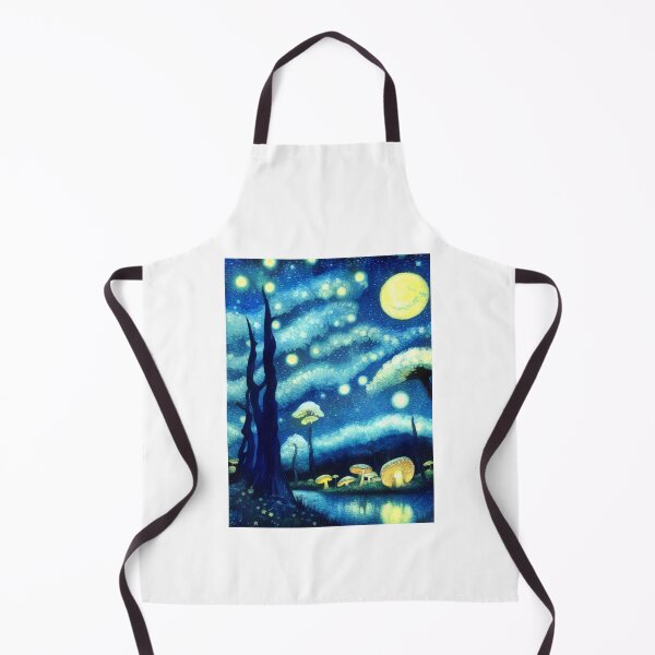 Item preview, Blue Starry Night - Magic Mushroom Forest #53 designed and sold by Scarlet Swan.