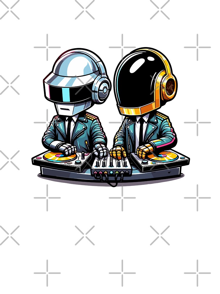 Thumbnail 2 of 2, Kids T-Shirt, Daftpunk's DJ Session designed and sold by MushroomHut.