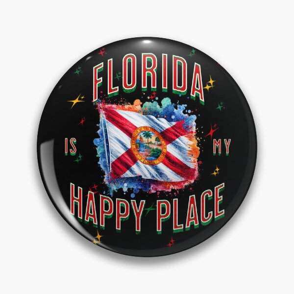 Item preview, Florida is my happy place designed and sold by Vindbult.