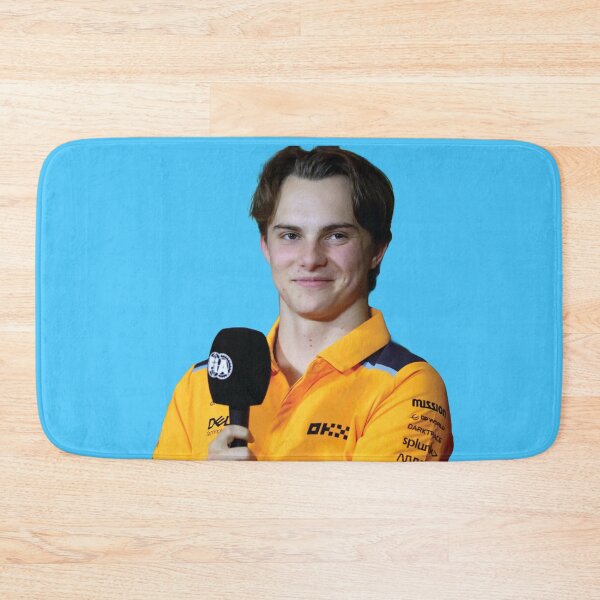 Item preview, Oscar Piastri F1 Driver in McLarenF1 Clothes with a Mic Norris Teammate designed and sold by FormulaGTee1.
