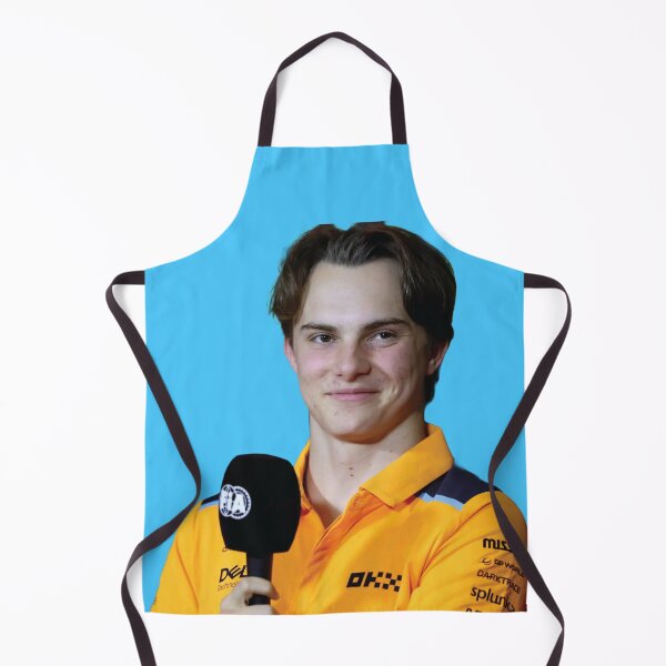 Item preview, Oscar Piastri F1 Driver in McLarenF1 Clothes with a Mic Norris Teammate designed and sold by FormulaGTee1.