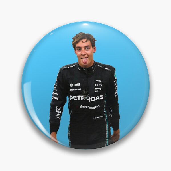 Item preview, George F1 Driver Shows tongue Lewis Hamilton's Teammate designed and sold by FormulaGTee1.