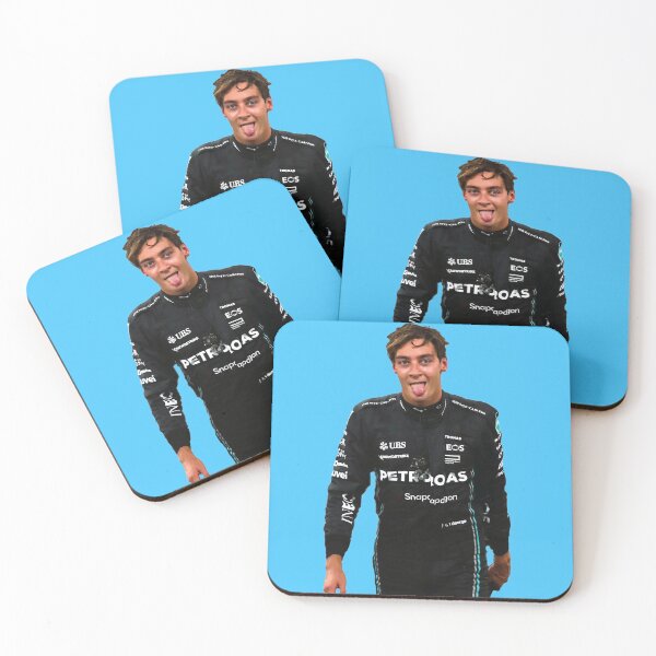 Item preview, George F1 Driver Shows tongue Lewis Hamilton's Teammate designed and sold by FormulaGTee1.
