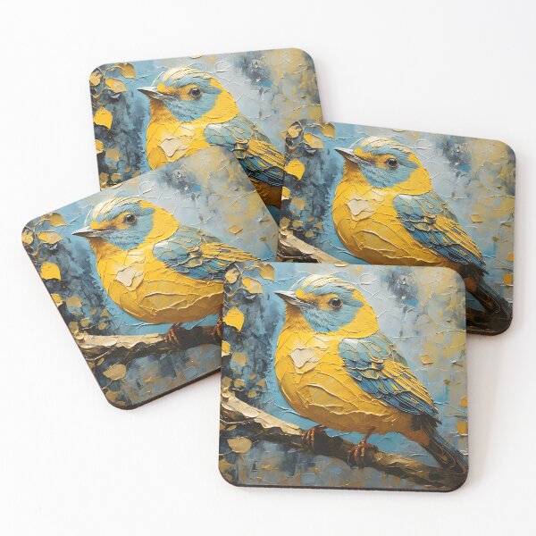 Item preview, Beautiful yellow bird designed and sold by enhan.
