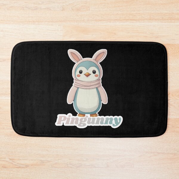 Item preview, Easter Penguin Pengunny In Scarf With Bunny Ears designed and sold by Paula-Ziolek.