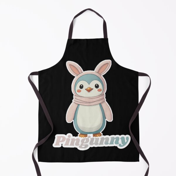 Item preview, Easter Penguin Pengunny In Scarf With Bunny Ears designed and sold by Paula-Ziolek.