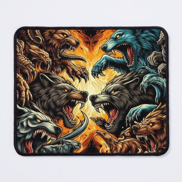 Item preview, Clash of Titans: Witness the Ferocious Battle of Species! designed and sold by Ayman Toumarti.