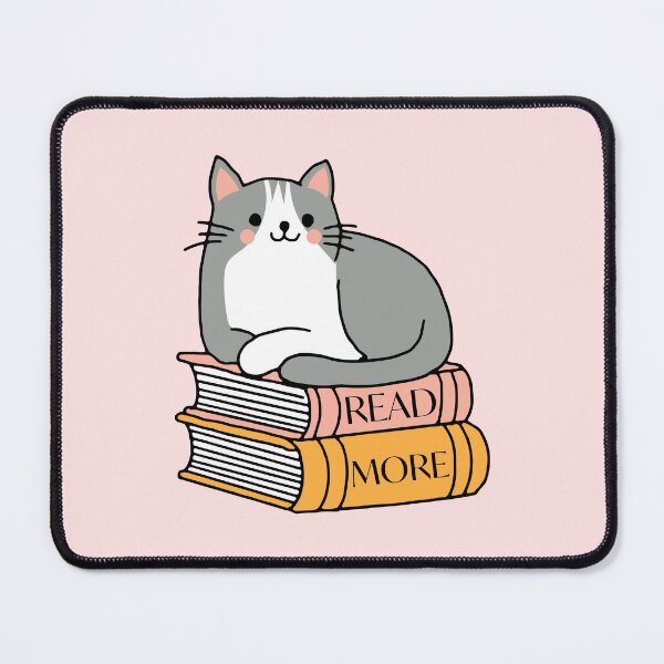 Item preview, Cat sitting on books read more booktok designed and sold by treewitheyes.