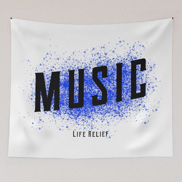 Item preview, MUSIC LIFE RELIEF designed and sold by Hardstyle-Tees.
