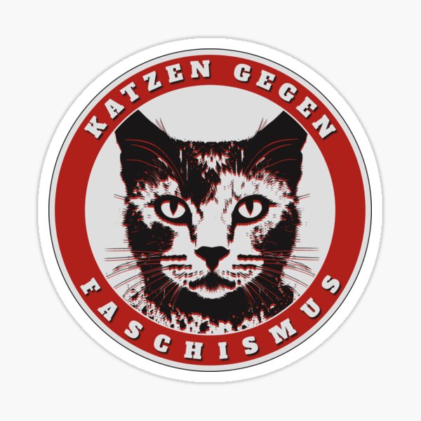 Artikel-Vorschau von Katzen gegen Faschismus, designt und verkauft von Dunkelflaute.