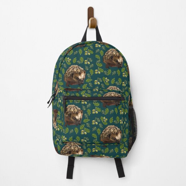 Item preview, Hedgehog with Oak Leaves Acorns by BeeFoxTree (Moody) designed and sold by BeeFoxTree.
