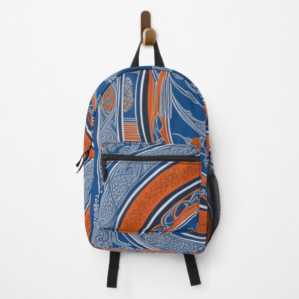 Item preview, Blue & Orange Meander designed and sold by TondoMeander.