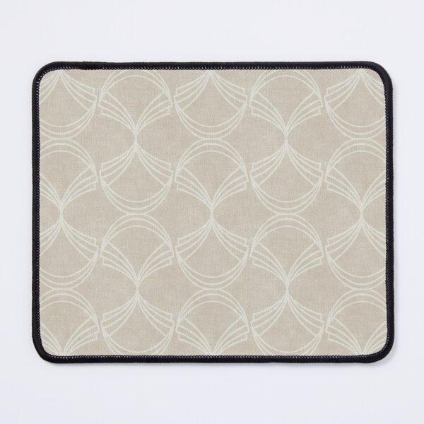 Item preview, Quiet Deco Abstract Linework Shells Neutral Beige Pattern designed and sold by micklyn.