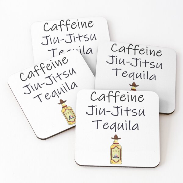 Item preview, BJJ Funny Shirt Caffeine Jiu-Jitsu Tequila designed and sold by LCJiuJitsu.