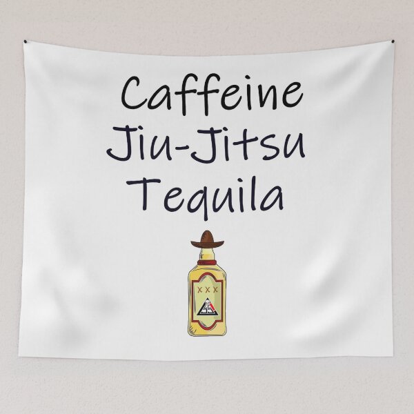 Item preview, BJJ Funny Shirt Caffeine Jiu-Jitsu Tequila designed and sold by LCJiuJitsu.