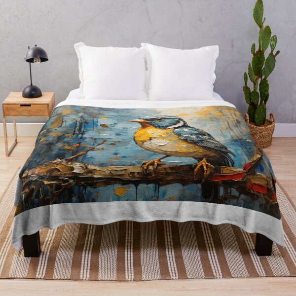 Item preview, Beautiful bird perched on branch of tree in the forest designed and sold by enhan.