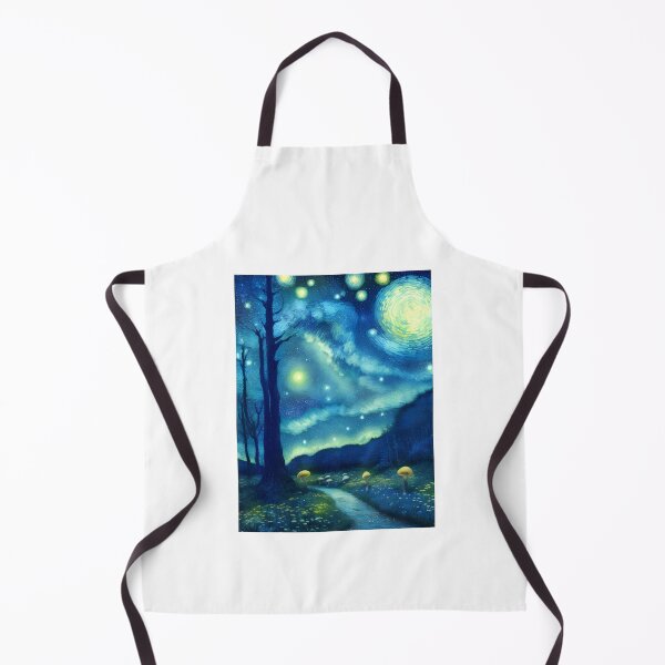 Item preview, Blue Starry Night - Magic Mushroom Forest #54 designed and sold by Scarlet Swan.